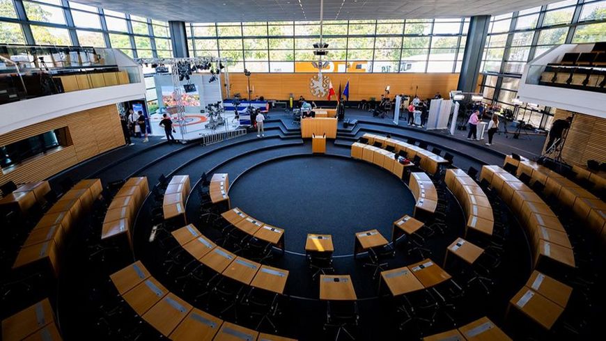 Plenarsaal des Thüringer Landtags